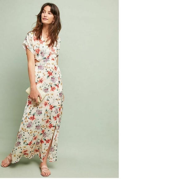 Anthropologie Dresses & Skirts - NWT Anthropologie OLEANDER BLOSSOM MAXI DRESS